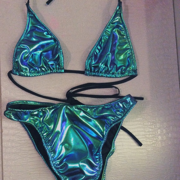 CUSTOM MADE Metallic Bikini - Picture 4 of 5